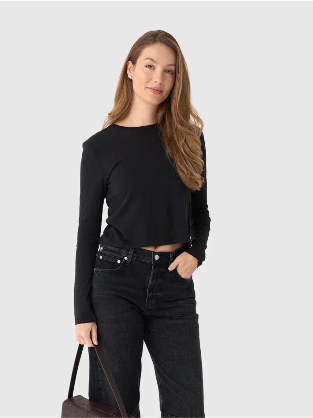 AMO Women’s Long Sleeve Babe Tee Size S